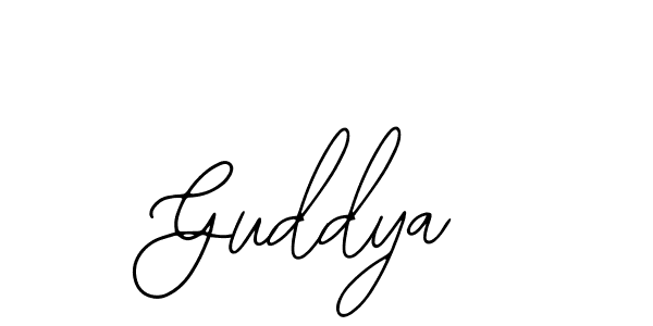 Also You can easily find your signature by using the search form. We will create Guddya name handwritten signature images for you free of cost using Bearetta-2O07w sign style. Guddya signature style 12 images and pictures png