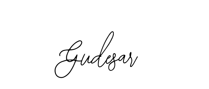 Design your own signature with our free online signature maker. With this signature software, you can create a handwritten (Bearetta-2O07w) signature for name Gudesar. Gudesar signature style 12 images and pictures png