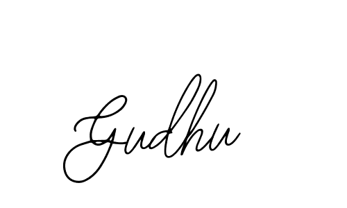 Similarly Bearetta-2O07w is the best handwritten signature design. Signature creator online .You can use it as an online autograph creator for name Gudhu. Gudhu signature style 12 images and pictures png
