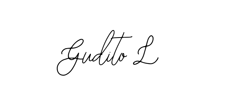 Create a beautiful signature design for name Gudito L. With this signature (Bearetta-2O07w) fonts, you can make a handwritten signature for free. Gudito L signature style 12 images and pictures png