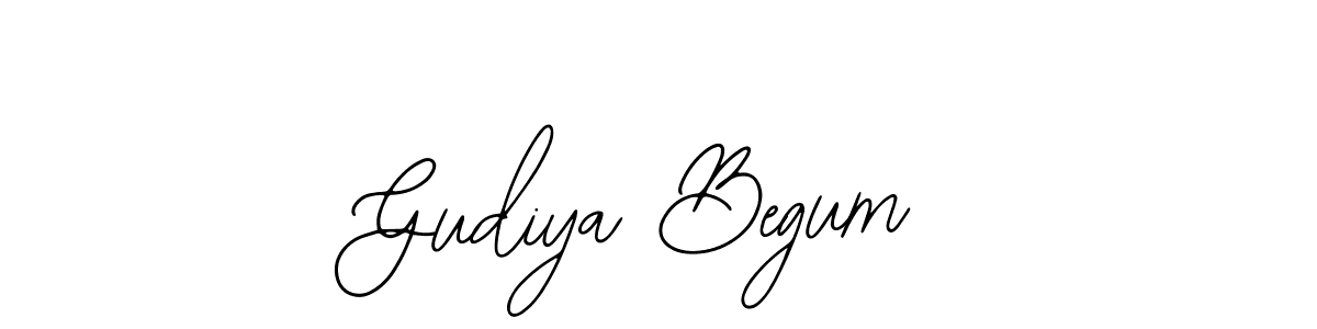 You should practise on your own different ways (Bearetta-2O07w) to write your name (Gudiya Begum) in signature. don't let someone else do it for you. Gudiya Begum signature style 12 images and pictures png