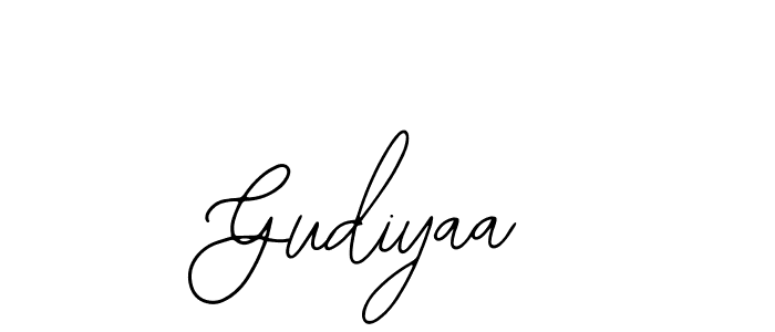 Design your own signature with our free online signature maker. With this signature software, you can create a handwritten (Bearetta-2O07w) signature for name Gudiyaa. Gudiyaa signature style 12 images and pictures png