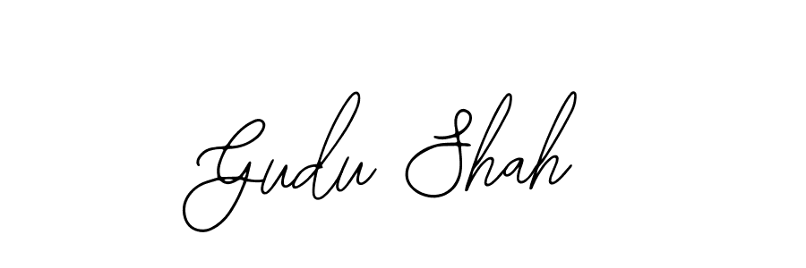 Create a beautiful signature design for name Gudu Shah. With this signature (Bearetta-2O07w) fonts, you can make a handwritten signature for free. Gudu Shah signature style 12 images and pictures png