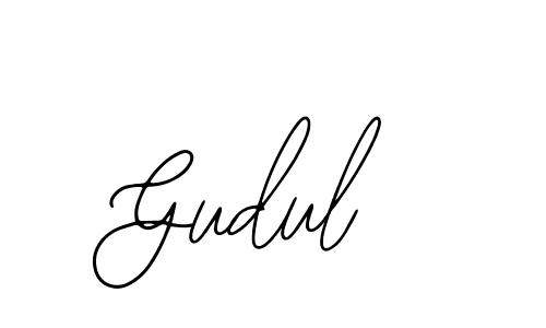 You should practise on your own different ways (Bearetta-2O07w) to write your name (Gudul) in signature. don't let someone else do it for you. Gudul signature style 12 images and pictures png