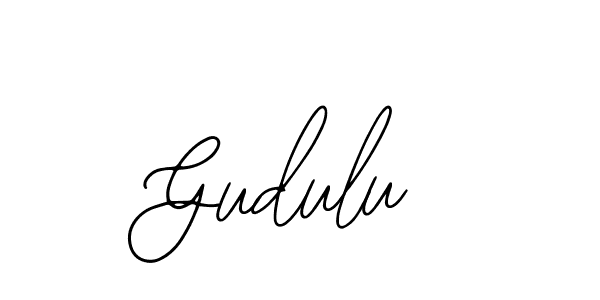 Bearetta-2O07w is a professional signature style that is perfect for those who want to add a touch of class to their signature. It is also a great choice for those who want to make their signature more unique. Get Gudulu name to fancy signature for free. Gudulu signature style 12 images and pictures png