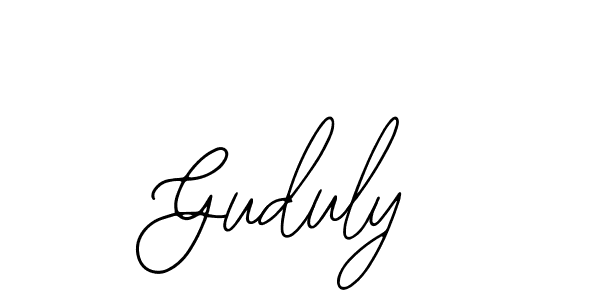 Create a beautiful signature design for name Guduly. With this signature (Bearetta-2O07w) fonts, you can make a handwritten signature for free. Guduly signature style 12 images and pictures png