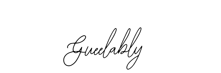 Design your own signature with our free online signature maker. With this signature software, you can create a handwritten (Bearetta-2O07w) signature for name Gueelably. Gueelably signature style 12 images and pictures png