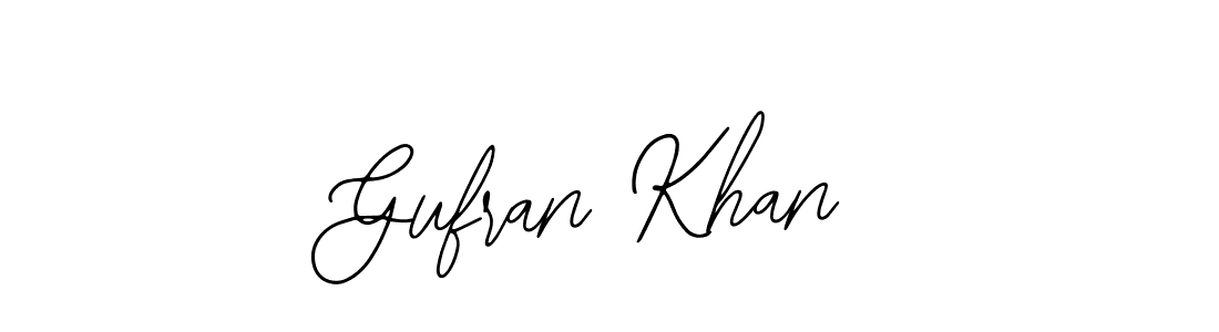 How to make Gufran Khan signature? Bearetta-2O07w is a professional autograph style. Create handwritten signature for Gufran Khan name. Gufran Khan signature style 12 images and pictures png