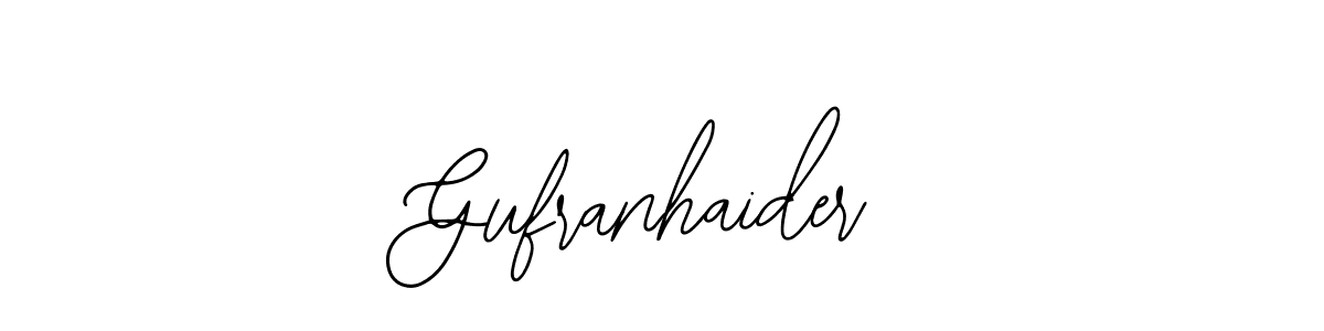 You should practise on your own different ways (Bearetta-2O07w) to write your name (Gufranhaider) in signature. don't let someone else do it for you. Gufranhaider signature style 12 images and pictures png