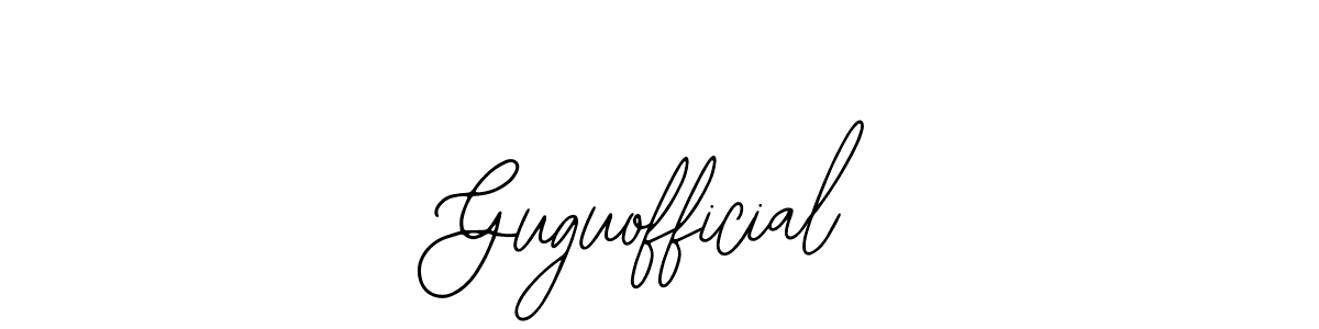 Make a beautiful signature design for name Guguofficial. Use this online signature maker to create a handwritten signature for free. Guguofficial signature style 12 images and pictures png