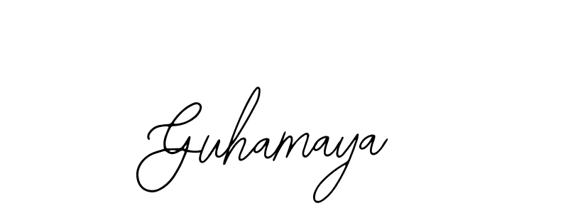 It looks lik you need a new signature style for name Guhamaya. Design unique handwritten (Bearetta-2O07w) signature with our free signature maker in just a few clicks. Guhamaya signature style 12 images and pictures png