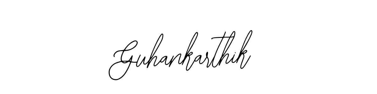 The best way (Bearetta-2O07w) to make a short signature is to pick only two or three words in your name. The name Guhankarthik include a total of six letters. For converting this name. Guhankarthik signature style 12 images and pictures png