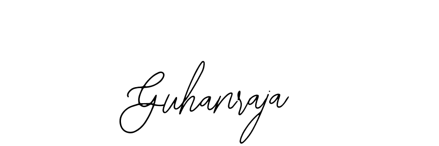 How to make Guhanraja name signature. Use Bearetta-2O07w style for creating short signs online. This is the latest handwritten sign. Guhanraja signature style 12 images and pictures png