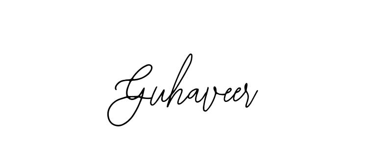 Use a signature maker to create a handwritten signature online. With this signature software, you can design (Bearetta-2O07w) your own signature for name Guhaveer. Guhaveer signature style 12 images and pictures png