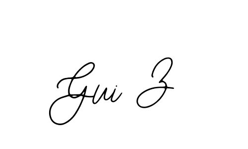 How to Draw Gui Z signature style? Bearetta-2O07w is a latest design signature styles for name Gui Z. Gui Z signature style 12 images and pictures png