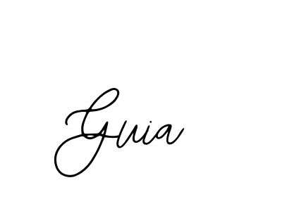 Also we have Guia name is the best signature style. Create professional handwritten signature collection using Bearetta-2O07w autograph style. Guia signature style 12 images and pictures png