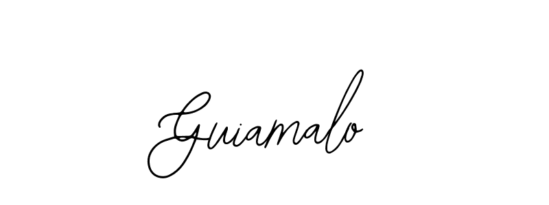 Design your own signature with our free online signature maker. With this signature software, you can create a handwritten (Bearetta-2O07w) signature for name Guiamalo. Guiamalo signature style 12 images and pictures png