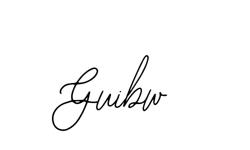 Use a signature maker to create a handwritten signature online. With this signature software, you can design (Bearetta-2O07w) your own signature for name Guibw. Guibw signature style 12 images and pictures png