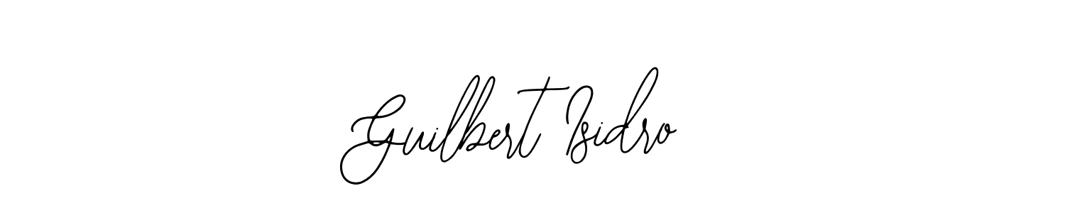 Design your own signature with our free online signature maker. With this signature software, you can create a handwritten (Bearetta-2O07w) signature for name Guilbert Isidro. Guilbert Isidro signature style 12 images and pictures png