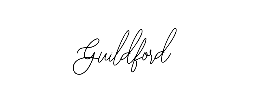 Design your own signature with our free online signature maker. With this signature software, you can create a handwritten (Bearetta-2O07w) signature for name Guildford. Guildford signature style 12 images and pictures png