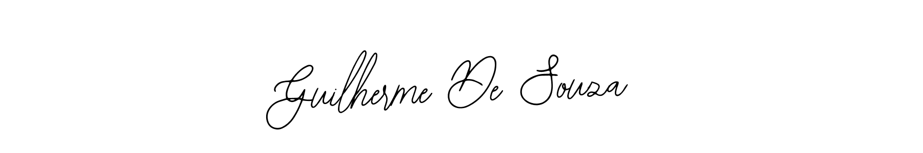 Make a beautiful signature design for name Guilherme De Souza. With this signature (Bearetta-2O07w) style, you can create a handwritten signature for free. Guilherme De Souza signature style 12 images and pictures png