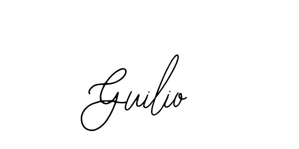 Guilio stylish signature style. Best Handwritten Sign (Bearetta-2O07w) for my name. Handwritten Signature Collection Ideas for my name Guilio. Guilio signature style 12 images and pictures png