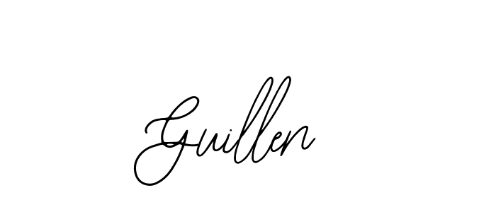 if you are searching for the best signature style for your name Guillen. so please give up your signature search. here we have designed multiple signature styles  using Bearetta-2O07w. Guillen signature style 12 images and pictures png