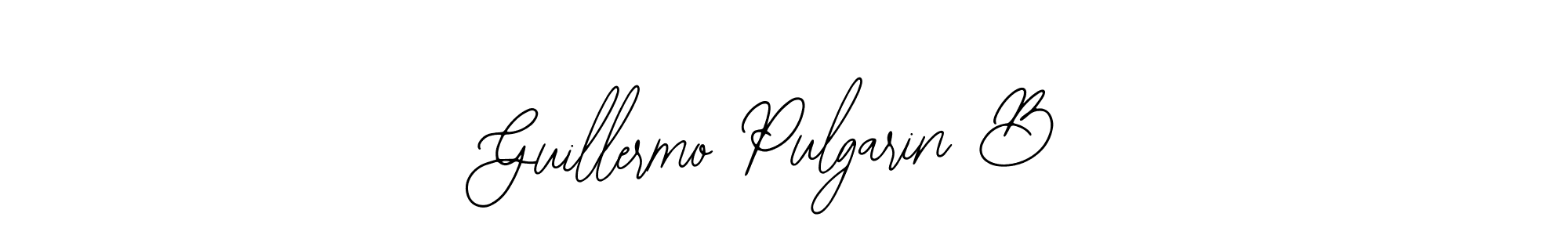 Make a beautiful signature design for name Guillermo Pulgarin B. With this signature (Bearetta-2O07w) style, you can create a handwritten signature for free. Guillermo Pulgarin B signature style 12 images and pictures png