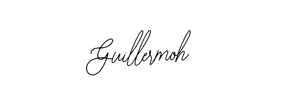 Bearetta-2O07w is a professional signature style that is perfect for those who want to add a touch of class to their signature. It is also a great choice for those who want to make their signature more unique. Get Guillermoh name to fancy signature for free. Guillermoh signature style 12 images and pictures png