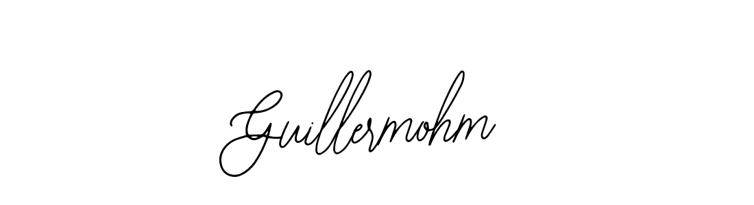 Bearetta-2O07w is a professional signature style that is perfect for those who want to add a touch of class to their signature. It is also a great choice for those who want to make their signature more unique. Get Guillermohm name to fancy signature for free. Guillermohm signature style 12 images and pictures png