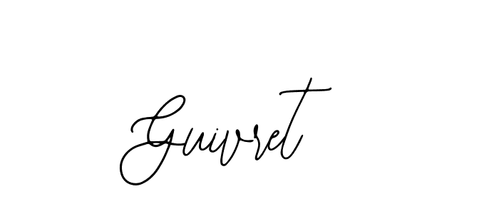 How to make Guivret name signature. Use Bearetta-2O07w style for creating short signs online. This is the latest handwritten sign. Guivret signature style 12 images and pictures png