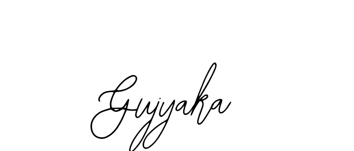 Make a beautiful signature design for name Gujyaka. With this signature (Bearetta-2O07w) style, you can create a handwritten signature for free. Gujyaka signature style 12 images and pictures png