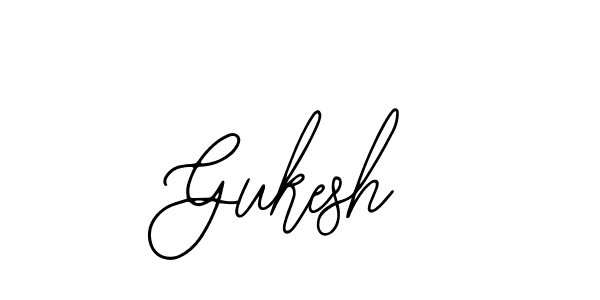 Use a signature maker to create a handwritten signature online. With this signature software, you can design (Bearetta-2O07w) your own signature for name Gukesh. Gukesh signature style 12 images and pictures png
