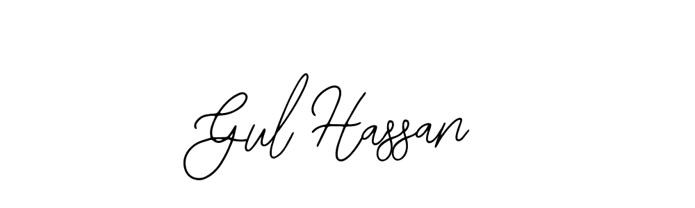 How to Draw Gul Hassan signature style? Bearetta-2O07w is a latest design signature styles for name Gul Hassan. Gul Hassan signature style 12 images and pictures png