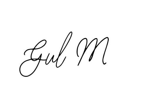 Create a beautiful signature design for name Gul M. With this signature (Bearetta-2O07w) fonts, you can make a handwritten signature for free. Gul M signature style 12 images and pictures png