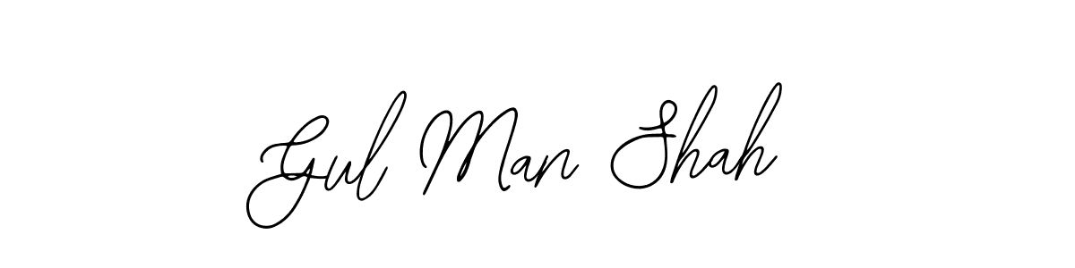 Also we have Gul Man Shah name is the best signature style. Create professional handwritten signature collection using Bearetta-2O07w autograph style. Gul Man Shah signature style 12 images and pictures png