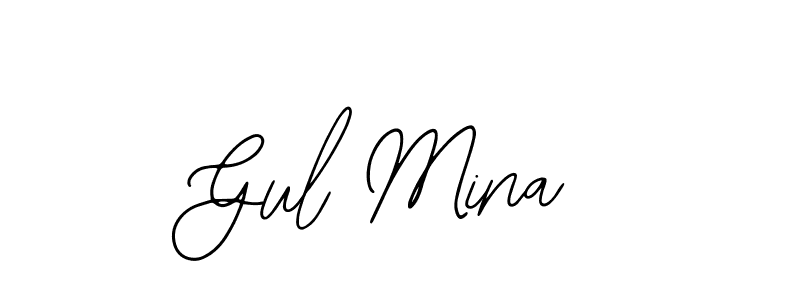 Design your own signature with our free online signature maker. With this signature software, you can create a handwritten (Bearetta-2O07w) signature for name Gul Mina. Gul Mina signature style 12 images and pictures png