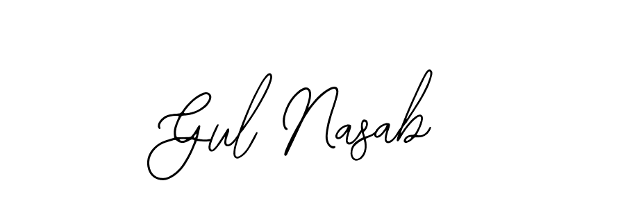 Gul Nasab stylish signature style. Best Handwritten Sign (Bearetta-2O07w) for my name. Handwritten Signature Collection Ideas for my name Gul Nasab. Gul Nasab signature style 12 images and pictures png