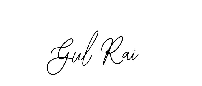 Also You can easily find your signature by using the search form. We will create Gul Rai name handwritten signature images for you free of cost using Bearetta-2O07w sign style. Gul Rai signature style 12 images and pictures png