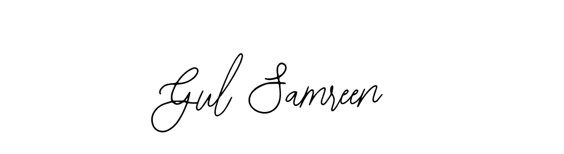 Make a beautiful signature design for name Gul Samreen. With this signature (Bearetta-2O07w) style, you can create a handwritten signature for free. Gul Samreen signature style 12 images and pictures png