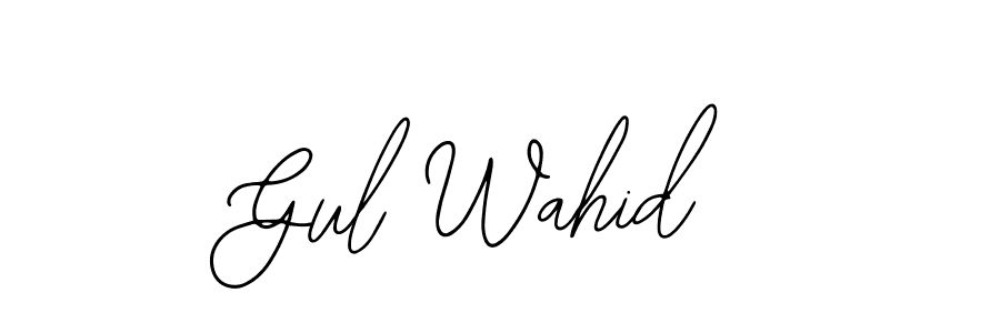 How to Draw Gul Wahid signature style? Bearetta-2O07w is a latest design signature styles for name Gul Wahid. Gul Wahid signature style 12 images and pictures png
