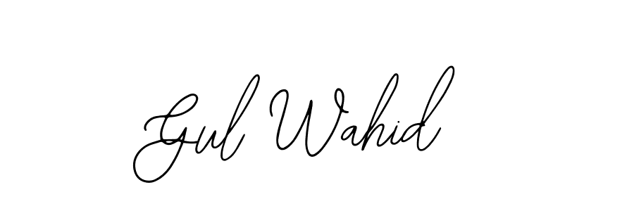 Gul Wahid stylish signature style. Best Handwritten Sign (Bearetta-2O07w) for my name. Handwritten Signature Collection Ideas for my name Gul Wahid. Gul Wahid signature style 12 images and pictures png