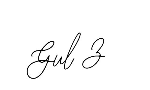 Make a beautiful signature design for name Gul Z. With this signature (Bearetta-2O07w) style, you can create a handwritten signature for free. Gul Z signature style 12 images and pictures png