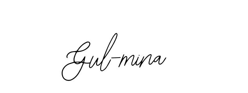 Also You can easily find your signature by using the search form. We will create Gul-mina name handwritten signature images for you free of cost using Bearetta-2O07w sign style. Gul-mina signature style 12 images and pictures png