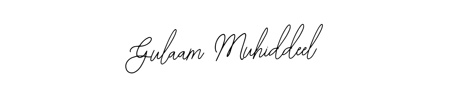 Also You can easily find your signature by using the search form. We will create Gulaam Muhiddeel name handwritten signature images for you free of cost using Bearetta-2O07w sign style. Gulaam Muhiddeel signature style 12 images and pictures png