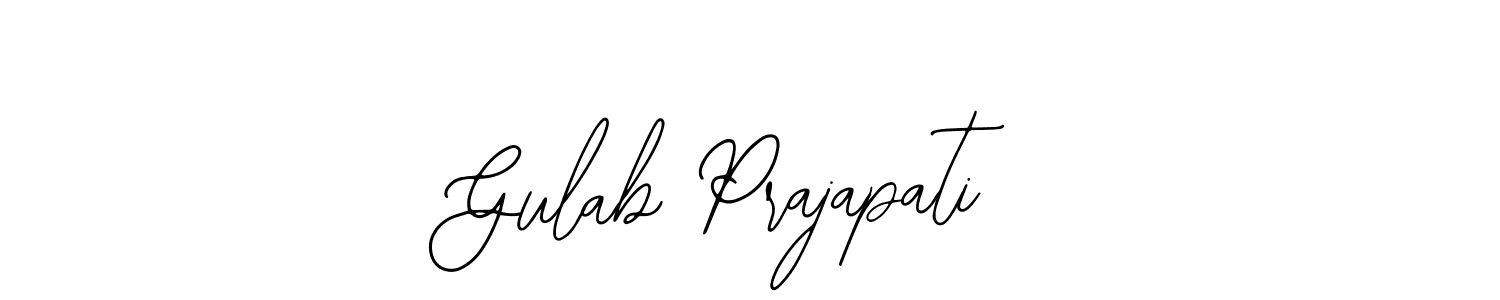 This is the best signature style for the Gulab Prajapati name. Also you like these signature font (Bearetta-2O07w). Mix name signature. Gulab Prajapati signature style 12 images and pictures png