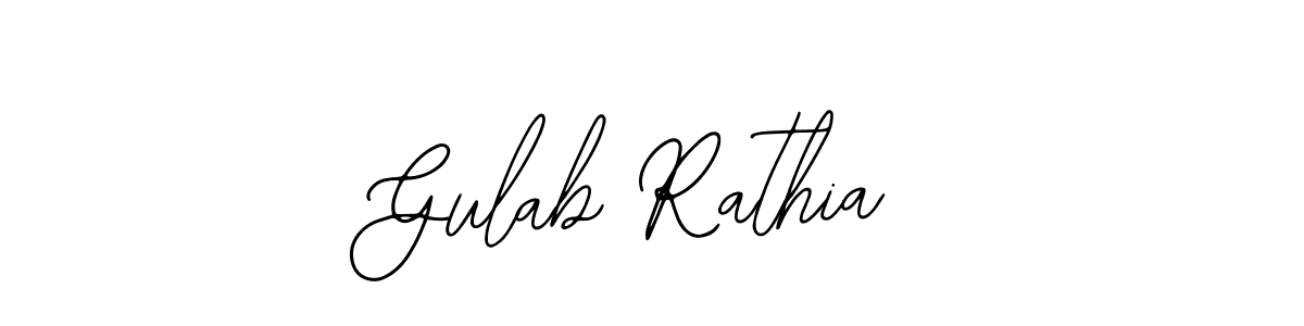 Once you've used our free online signature maker to create your best signature Bearetta-2O07w style, it's time to enjoy all of the benefits that Gulab Rathia name signing documents. Gulab Rathia signature style 12 images and pictures png