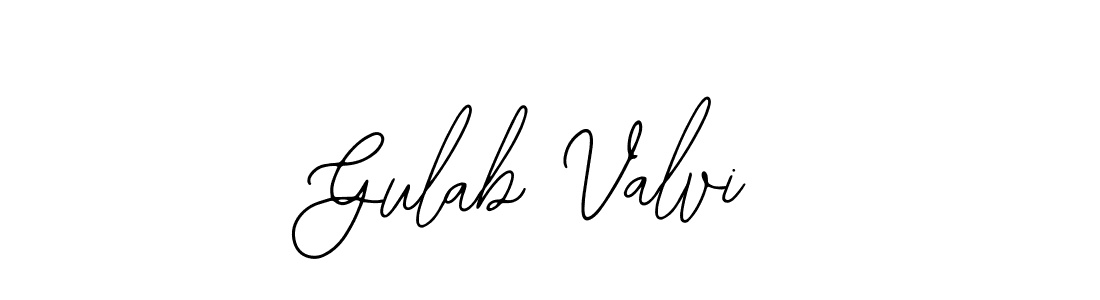 Create a beautiful signature design for name Gulab Valvi. With this signature (Bearetta-2O07w) fonts, you can make a handwritten signature for free. Gulab Valvi signature style 12 images and pictures png