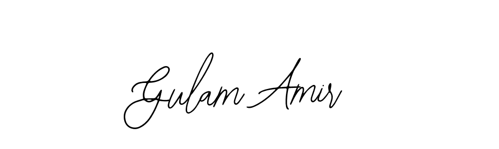 This is the best signature style for the Gulam Amir name. Also you like these signature font (Bearetta-2O07w). Mix name signature. Gulam Amir signature style 12 images and pictures png