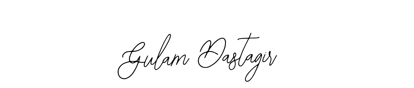 Use a signature maker to create a handwritten signature online. With this signature software, you can design (Bearetta-2O07w) your own signature for name Gulam Dastagir. Gulam Dastagir signature style 12 images and pictures png